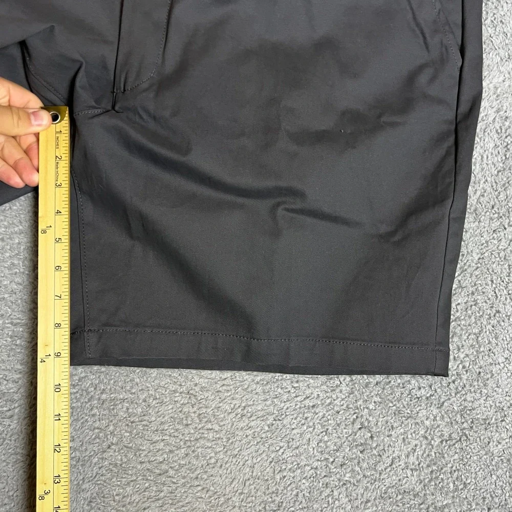 Sonoma Flat-Front Shorts Mens 52 Black‎ New Flexwear 9-in Inseam Cotton Stretch